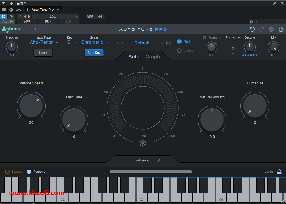 全网首发Antares Auto-Tune Pro X v10.0.0 CE电音插件【win】-KK音频资源网