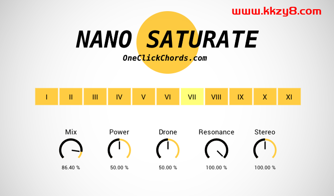 Nano Saturate 染色插件 x64 vst3【调音师资源】