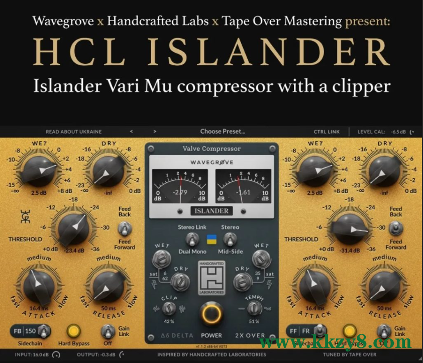 压缩机 – Wavegrove HCL Islander v1.1.1 WIN-KK音频资源网