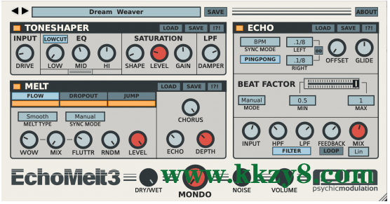 Psychic Modulation EchoMelt3 v3.2 WiN/macOS-KK音频资源网