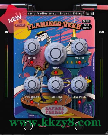 狂野的混响 – Safari Pedals Flamingo Verb v1.13.6 Win Mac-KK音频资源网