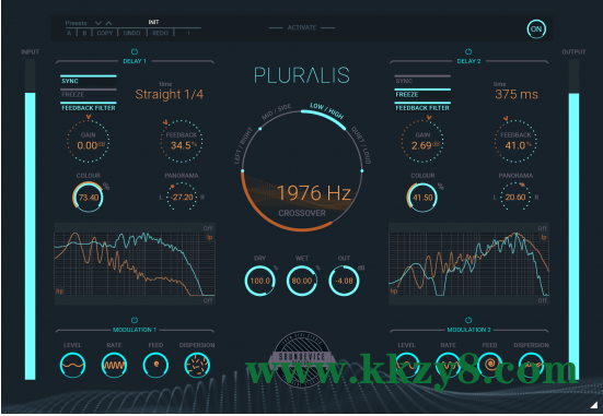 [延迟效果器插件]Soundevice Digital Pluralis v1.4 [WiN]（48.6MB）-KK音频资源网