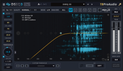 动态均衡器 – TBProAudio DSEQ3 v3.8.3 WIN-KK音频资源网