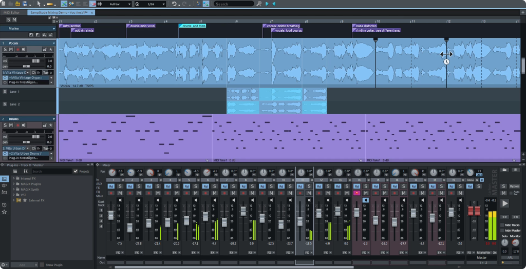 MAGIX Samplitude Pro X8 Suite 19.0.2.23117 WIN版