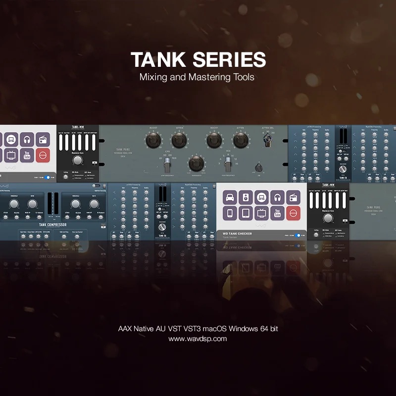 母带套装 WAVDSP Tank Mastering Suite v1.0.0 Windows版