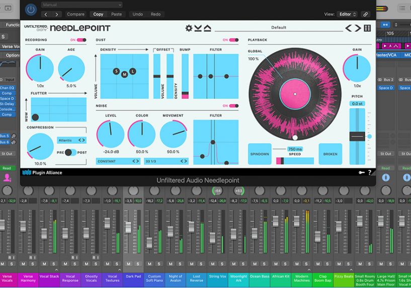 黑胶仿真插件 Plugin Alliance Unfiltered Audio – Needlepoint v1.0 macOS版