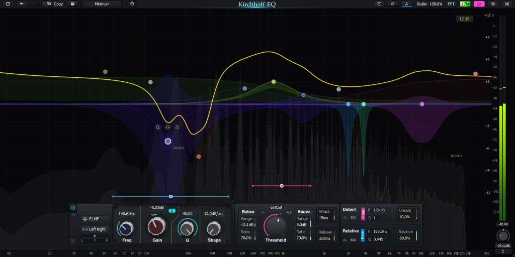 卓越均衡效果器 Three-Body Technology – Kirchhoff-EQ v. 1.5 WiN版