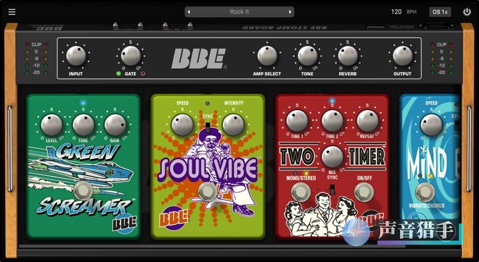 经典吉他效果器！BBE Sound Stomp Board v1.5.0 WIN版