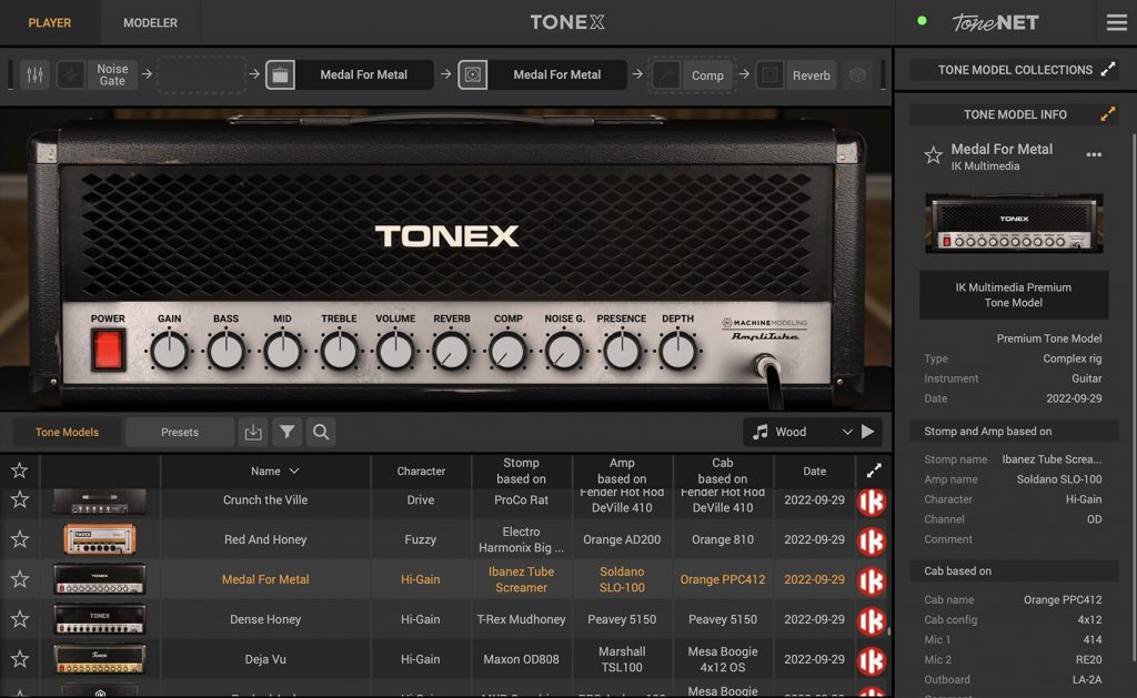 AI建模吉他效果器！IK Multimedia TONEX MAX v1.1.6 WIN版