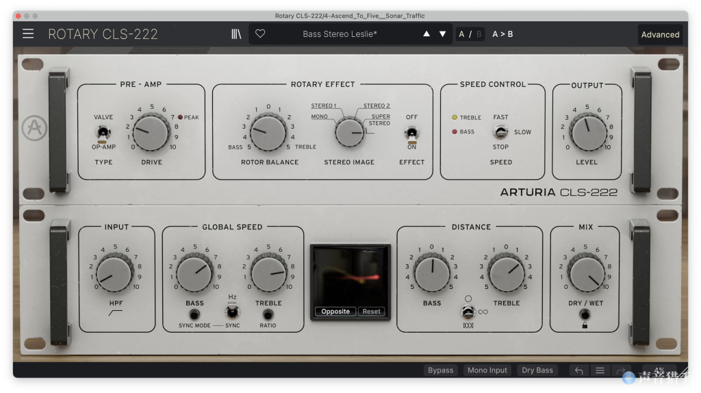 经典喇叭模拟插件！Arturia Rotary CLS-222 v1.0.0 WIN版