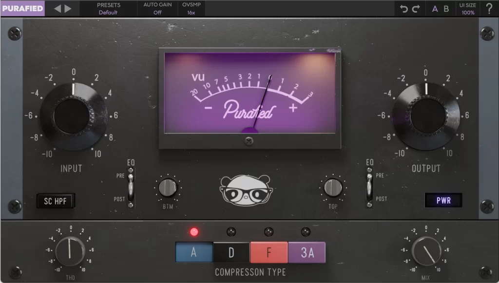 经典压缩器！Purafied VU Compressor v1.0.3 Regged WIN & macOS