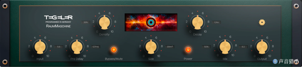 空间混响效果器！Tegeler Audio Manufaktur Raummaschine v1.1.1 WiN版