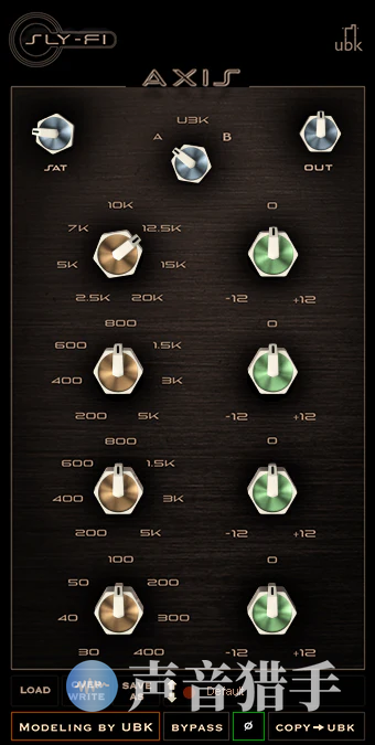 经典复刻EQ效果器！Sly-Fi Digital Axis EQ v1.0.6 WIN版