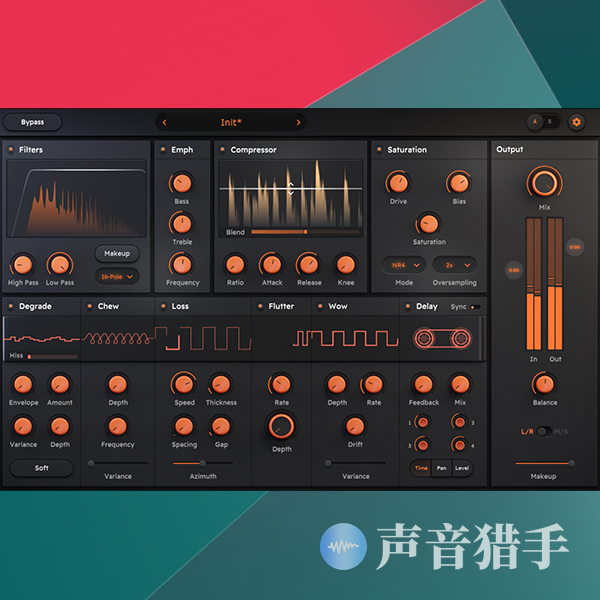 磁带仿真效果器！Impact Soundworks Tape Sculptor v1.0.0 WiN版