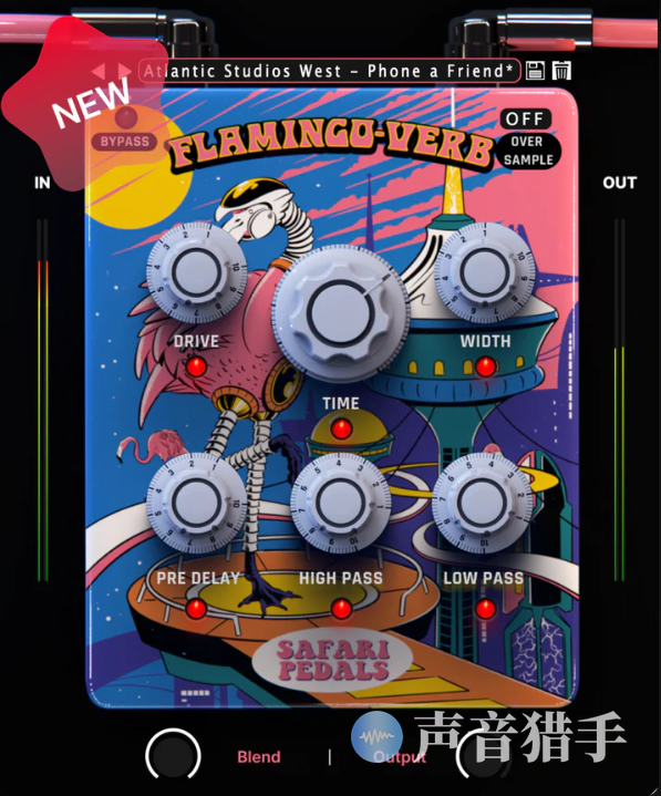 狂野混响效果器！Safari Pedals Flamingo Verb v1.13.6 WiN&MAC