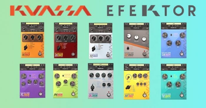 吉他效果器合集 Kuassa – Efektor Bundle 2022.11 WIN版