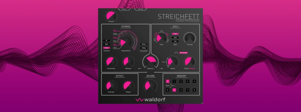 传奇合成器！Waldorf Streichfett v1.0.0 WiN&MAC