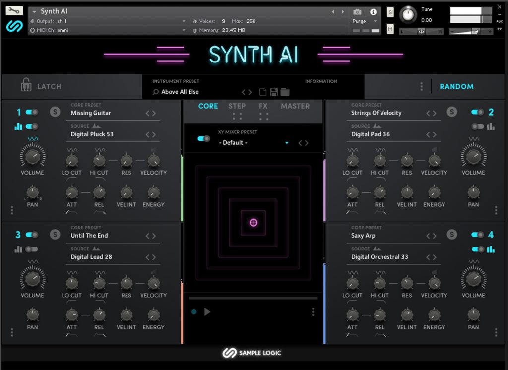 现代智能电影音色库 Sample Logic Synth AI KONTAKT