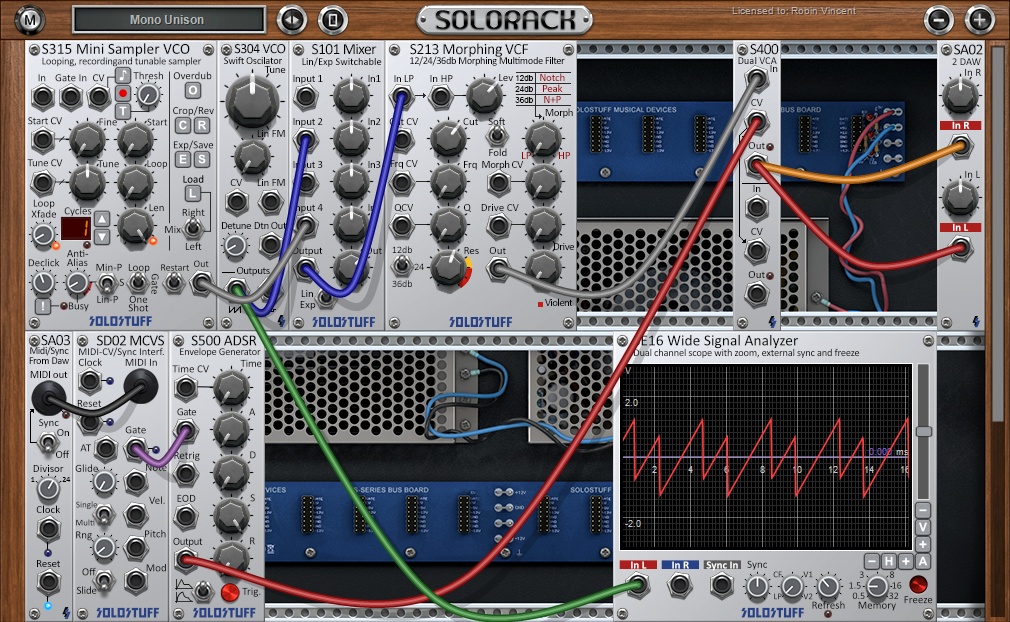 模块化合成器 SoloStuff SoloRack v2.1 Incl Keygen WIN版