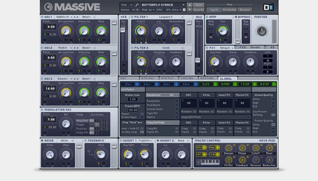 低音合成器！Native Instruments Massive v1.5.11 WiN版