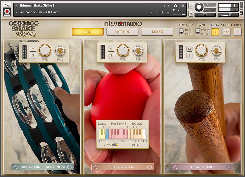 各种个性小打音色库 In Session Audio Shimmer Shake Strike 2 & Expansion Kontakt