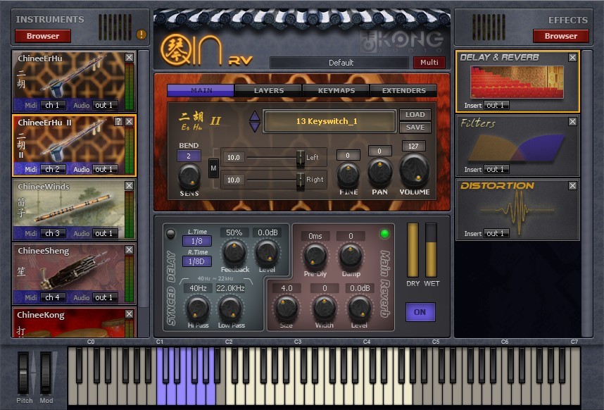 中国民族乐器音源！Kong Audio Chinee Orchestra FE v2.2 WIN版