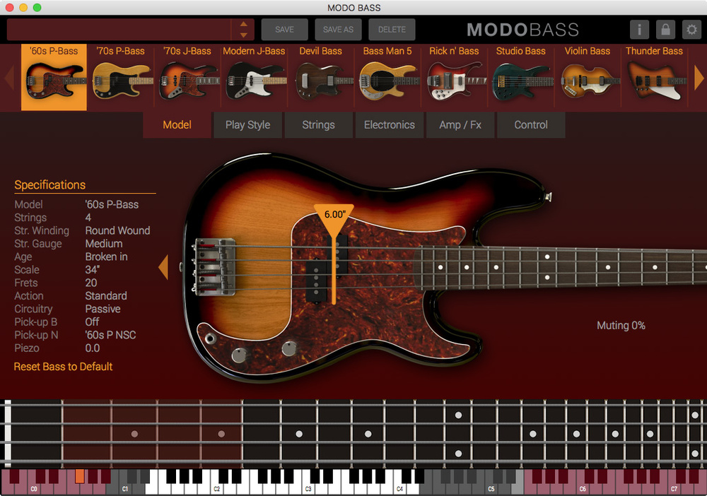 建模贝斯音色！IK Multimedia MODO BASS v1.5.2 WIN & MacOS