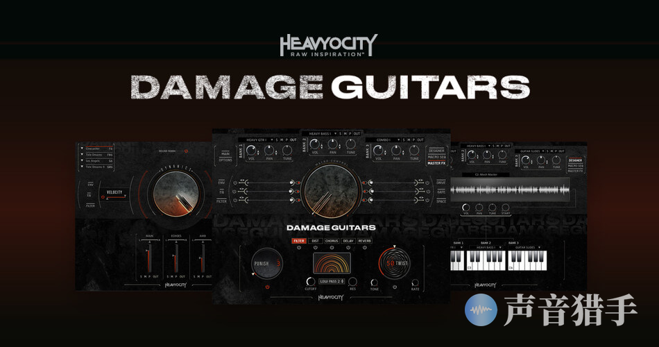 史诗级吉他乐句音色库！Heavyocity Damage Guitars KONTAKT