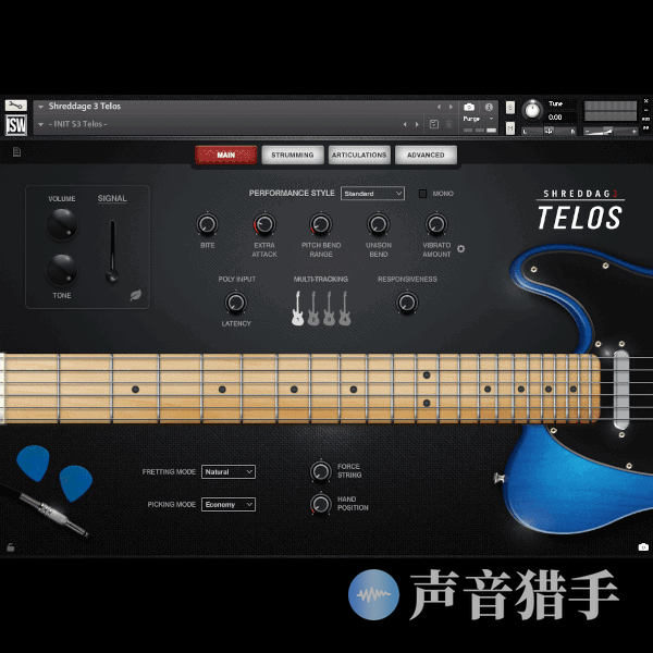 芬达签名款电吉他音色库！Impact Soundworks Shreddage 3 Telos KONTAKT