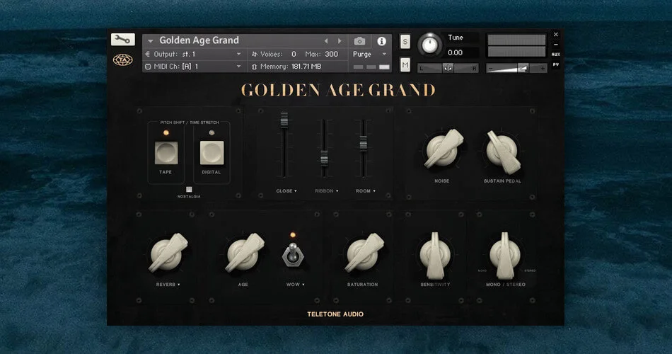 黄金时代原声钢琴！Teletone Audio Golden Age Grand KONTAKT