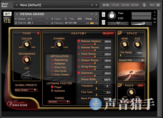 维也纳大钢琴音色库！Best Service Galaxy Vienna Grand v1.5 KONTAKT