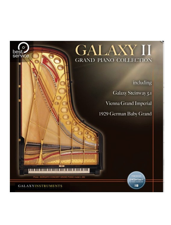 经典大三角钢琴！Best Service Galaxy German Baby Grand v1.5 KONTAKT