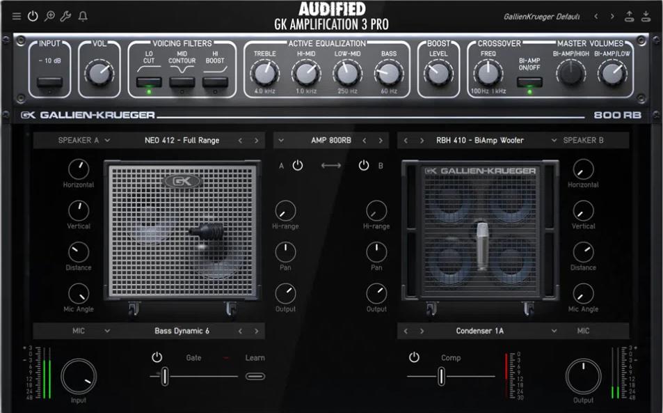 吉他效果器 – Audified GK Amplification 3 Pro v3.1.2 WIN1111-KK音频资源网