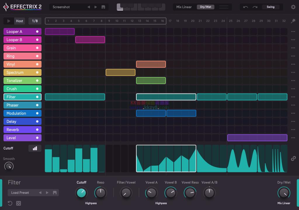 多效果创意音序器效果器！Sugar Bytes Effectrix 2 v2.0.1 WIN&MAC