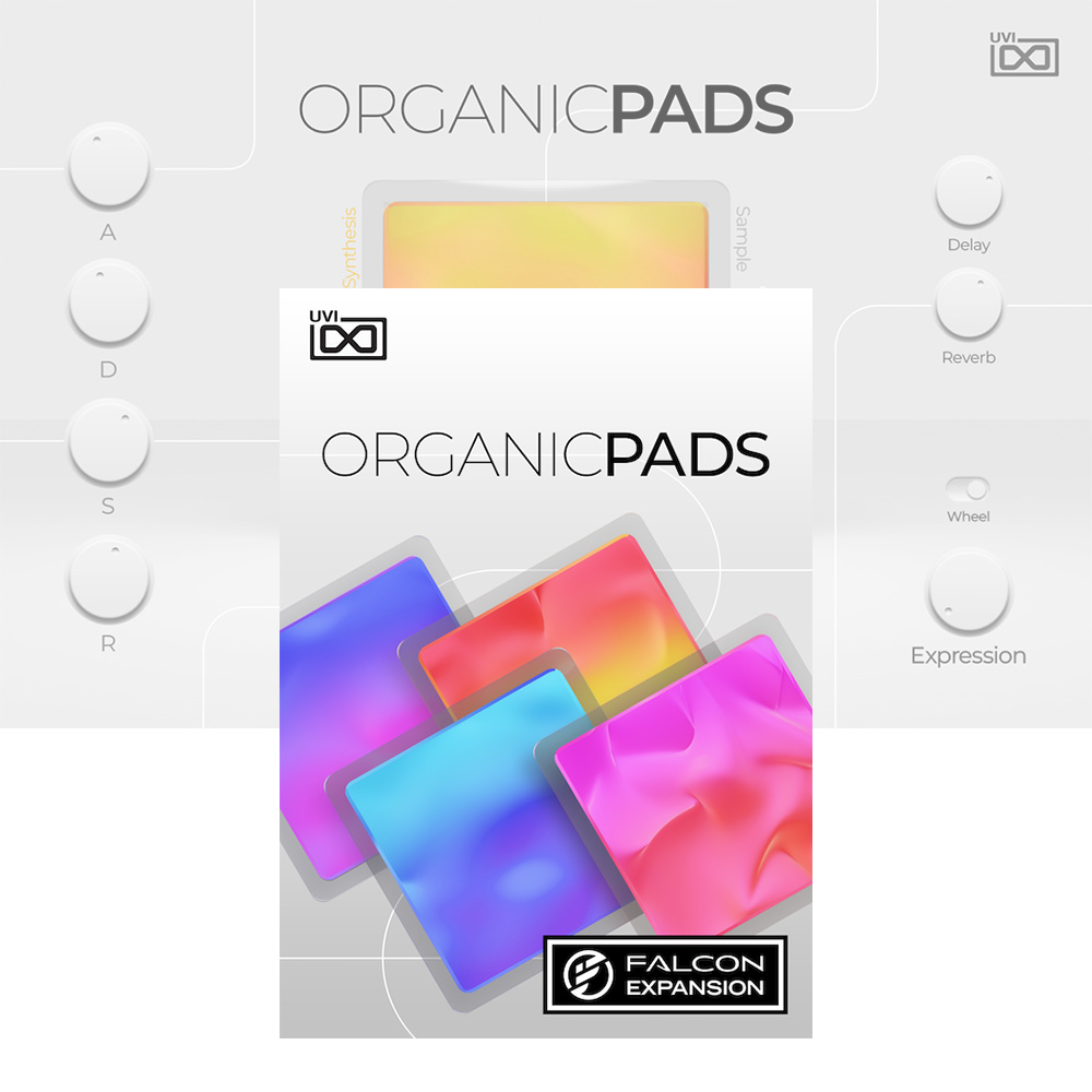 有机化铺底氛围扩展音色库！UVI Falcon Expansion Organic Pads v1.0.0 WIN版-KK音频资源网