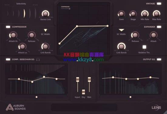 光谱动态处理器 – Auburn Sounds Lens 1.1.0 Win/MacOS/Linux-KK音频资源网