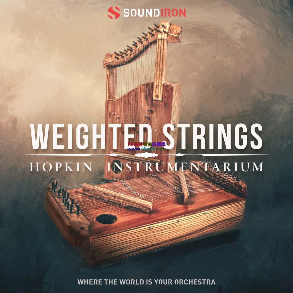 实验性古琴音色库！Soundiron Hopkin Instrumentarium Weighted Strings KONTAKT-KK音频资源网