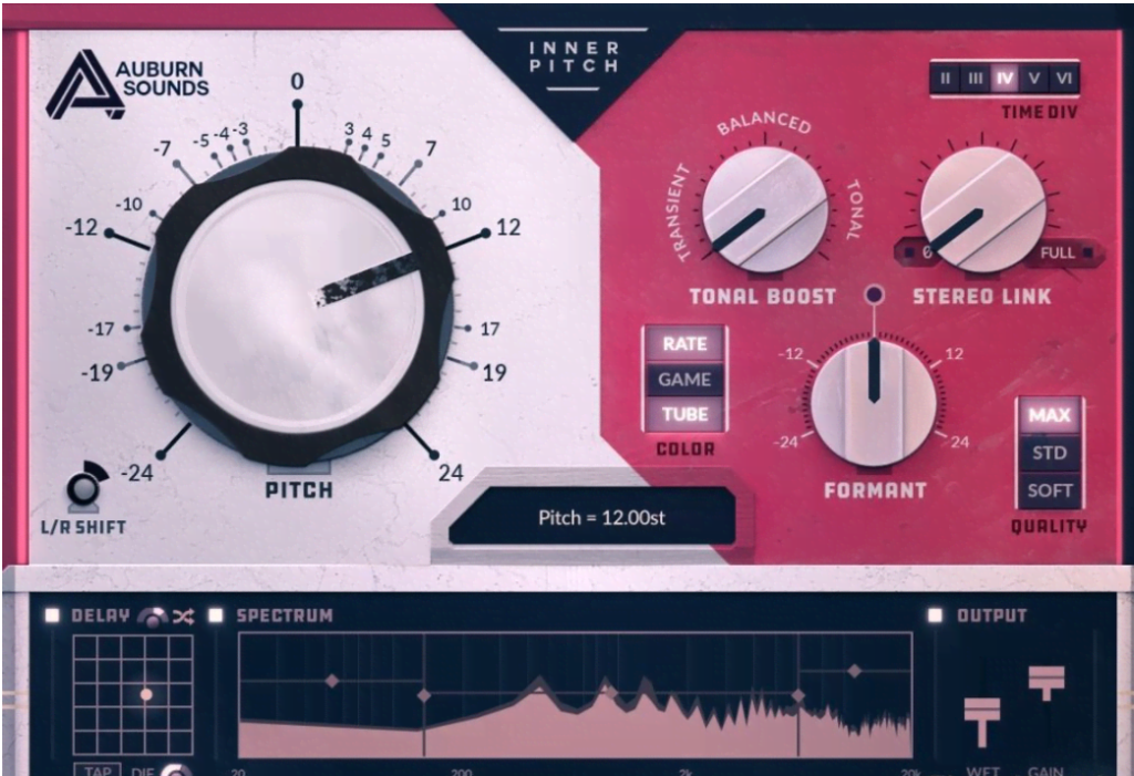 [有趣音高转换插件]Auburn Sounds Inner Pitch v1.2.0 [WiN、MacOSX]（60MB）-KK音频资源网