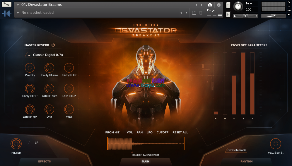 震撼打击乐音色库！Keepforest Evolution Devastator Breakout Pro KONTAKT-KK音频资源网
