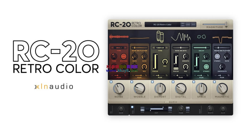 复古创意效果器！XLN Audio RC-20 Retro Color v1.3.5.1 WIN&MAC-KK音频资源网