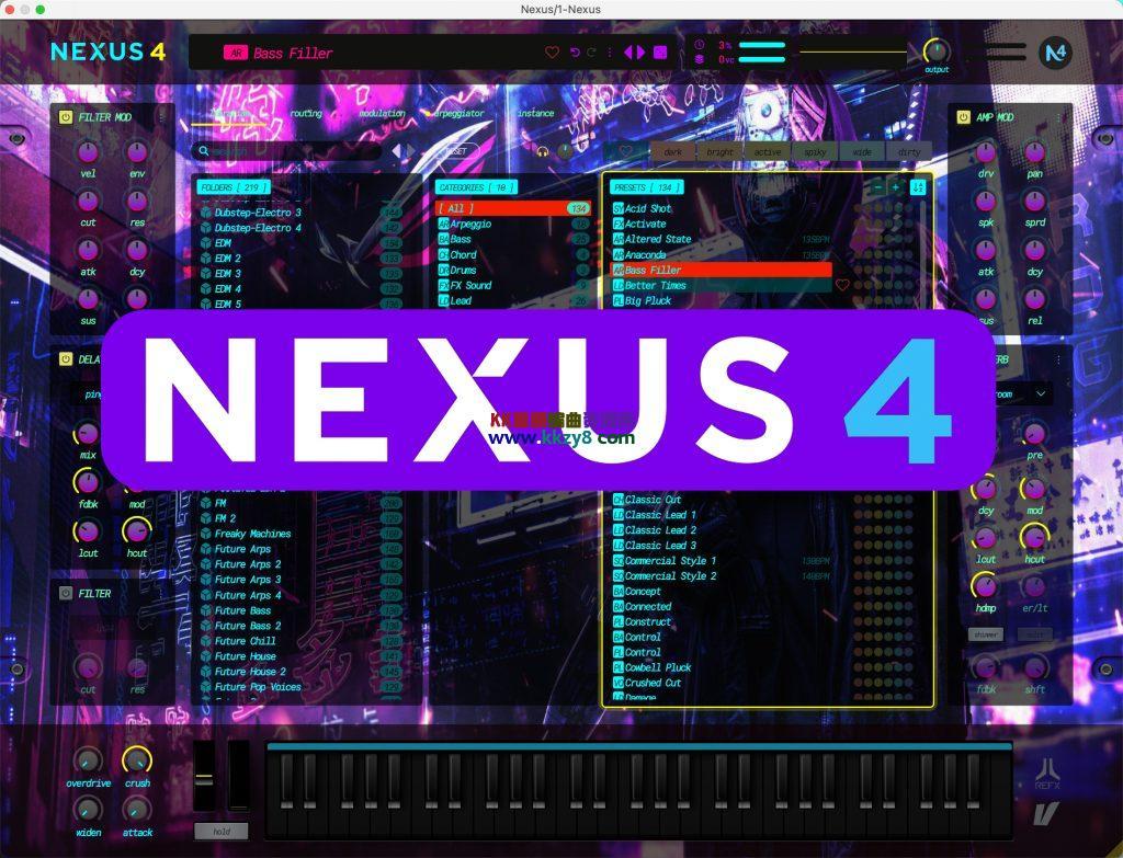 最强流行合成器完整版！reFX Nexus 4.5.13 WIN&MAC（2024.03.26新增，全扩展完整版含安装教程）-KK音频资源网