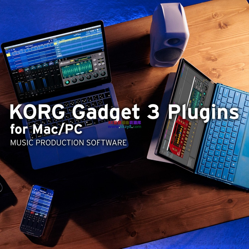 KORG v3最新插件版合集！KORG Gadget 3 Plugins v3.0.26 WIN&MAC-KK音频资源网