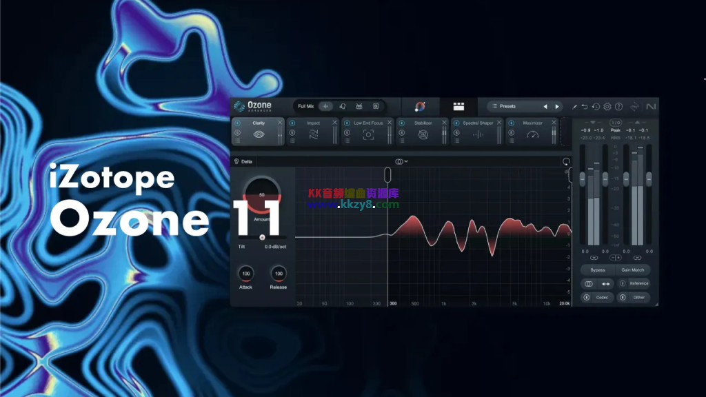 臭氧11独家版！iZotope Ozone 11 Advanced v11.0.0 MAC（intel & 原生M芯片，支持正版PT）含安装教程-KK音频资源网