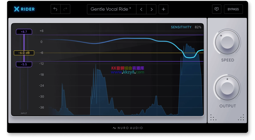 智能响度效果器！Nuro Audio Xrider v1.0.1 WIN（稳定修复版）-KK音频资源网