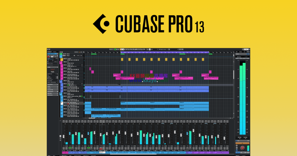 Steinberg Cubase Pro 13 v13.0.21 WIN版（含R2R&V.R）-KK音频资源网