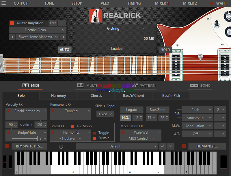 Rickenbackers电吉他音源！MusicLab RealRick 6 v6.1.0.7549 WIN版-KK音频资源网