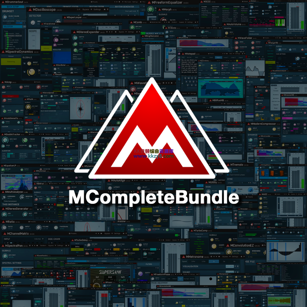 专业母带混音插件完整版！MeldaProduction MCompleteBundle v16.11 WIN&MAC U2B-KK音频资源网