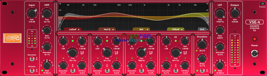 母带多段均衡效果器！Vertigo Sound VSE-4 v1.0.230 WIN&MAC U2B-KK音频资源网