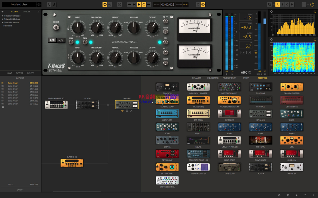 恐龙母带效果器！IK Multimedia T-RackS 5 MAX v2 v5.10.4 U2B MAC-KK音频资源网