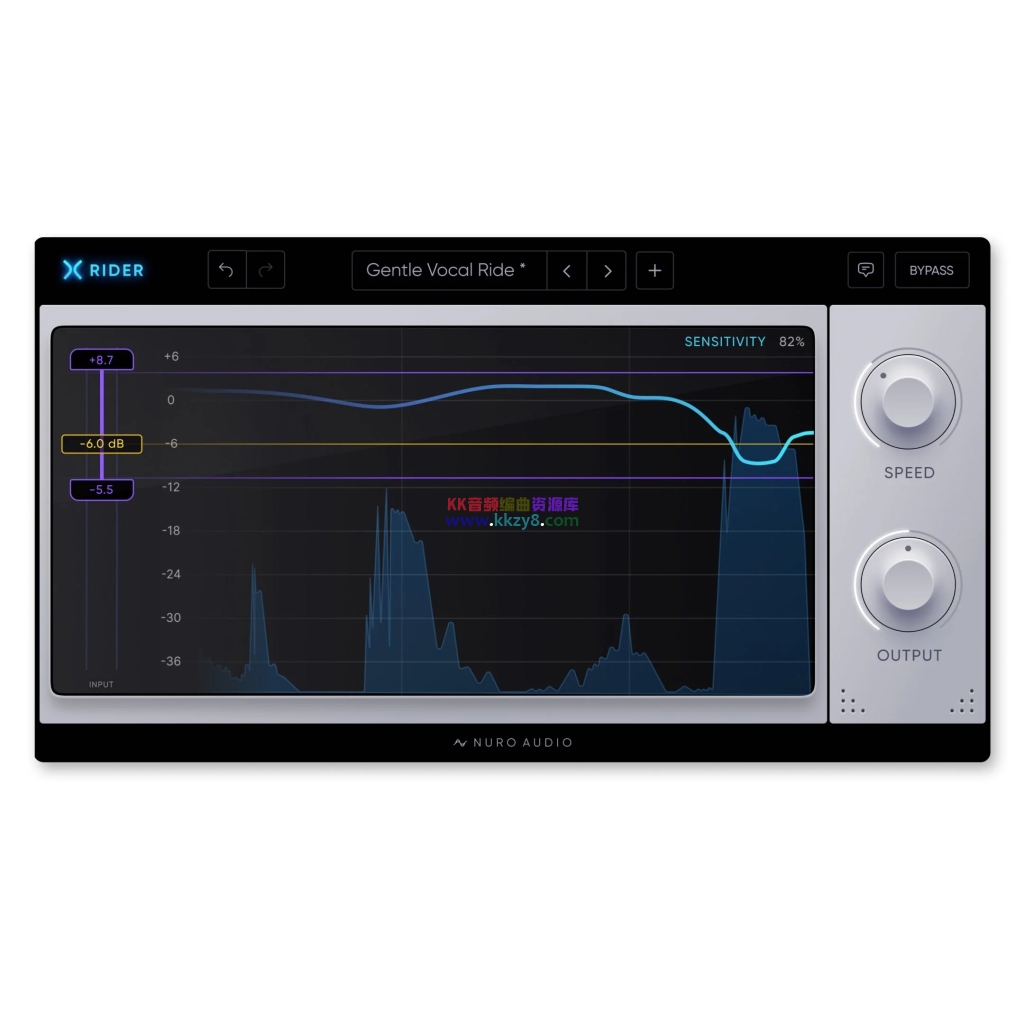 人声激励响度提升插件！Nuro Audio Xrider v1.0.1 MAC U2B-KK音频资源网